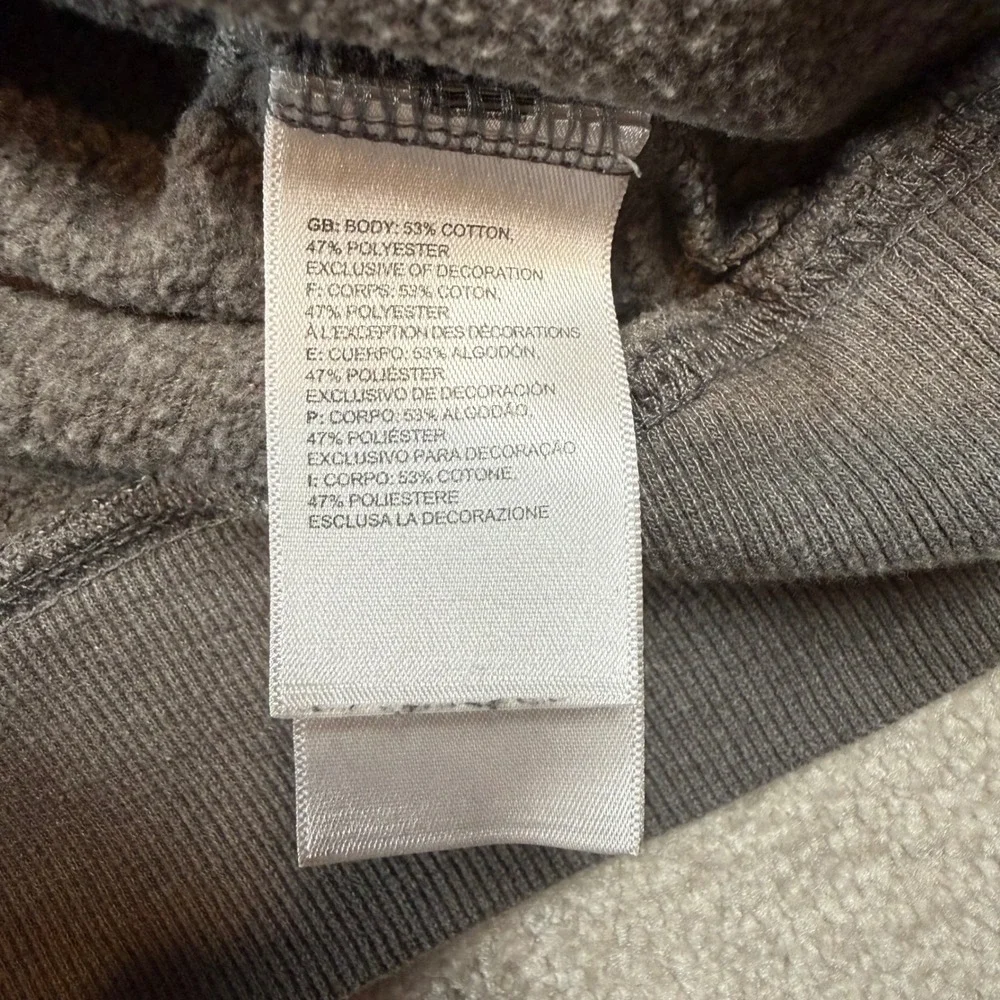 The North Face Hoodie Mens Medium Grey Never Stop Exploring Pullover Sweatshirt